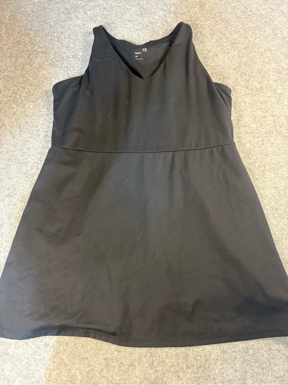 GAP Black V-Neck Tank Dress